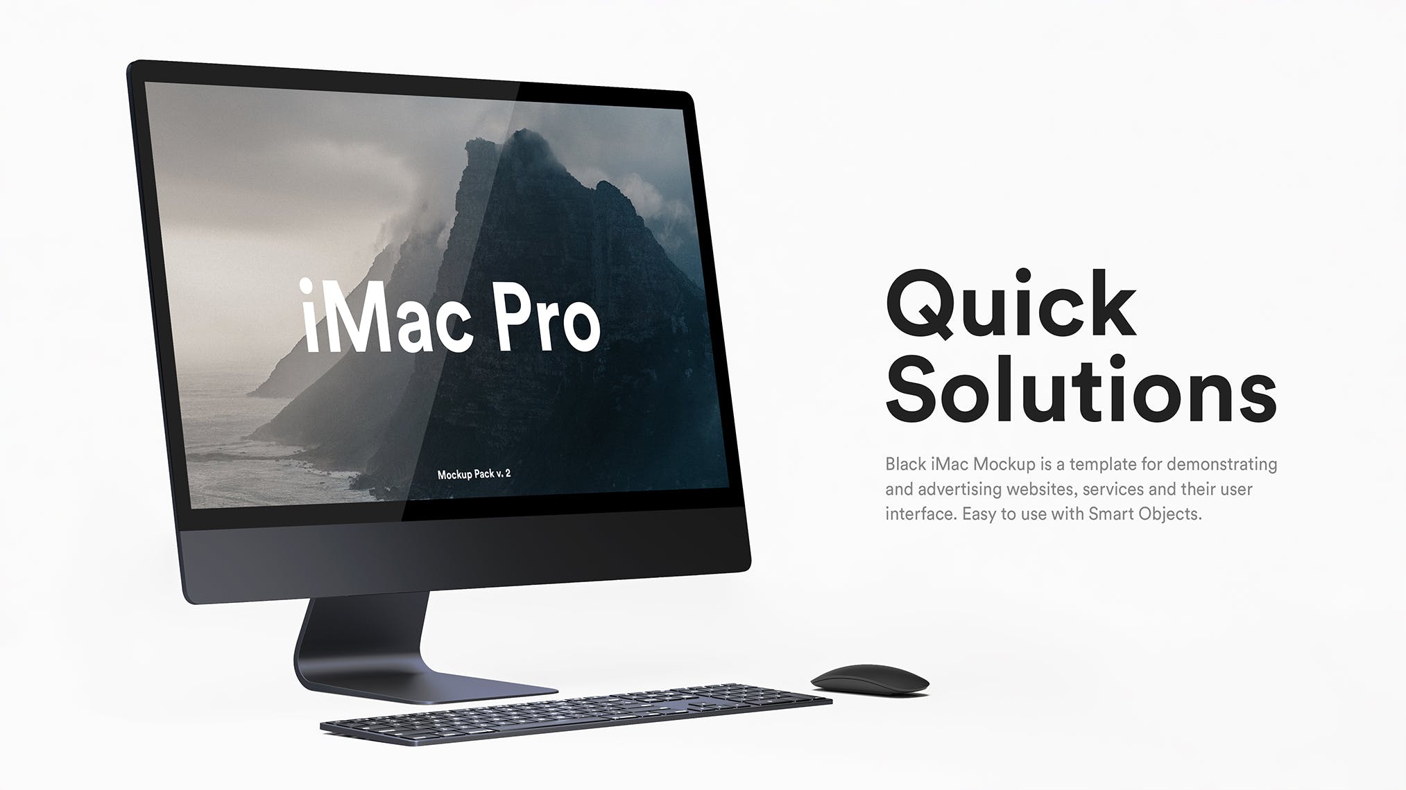 5K高分辨率iMac Pro一体机多角度样机模板 iMac Pro Kit插图(7)