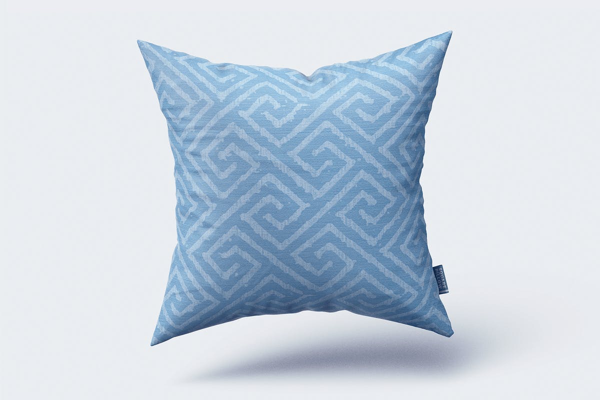 方形枕头靠枕印花设计样机 Square Pillow MockUp插图