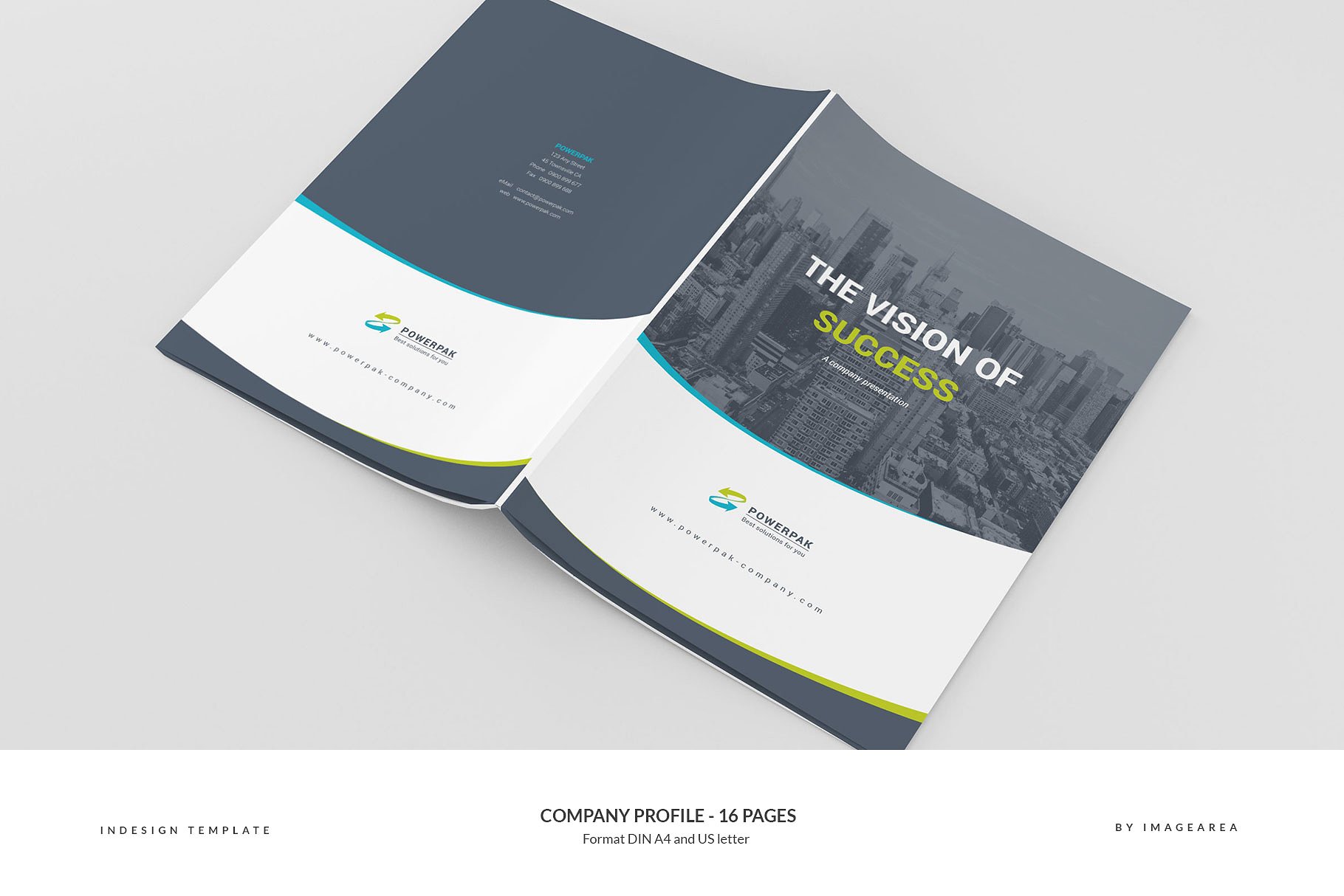 企业宣传画册设计模板 Company Profile – 16 Pages插图(1)