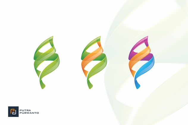 树叶叶子图形创意Logo设计模板 Leaves – Logo Template插图(3)
