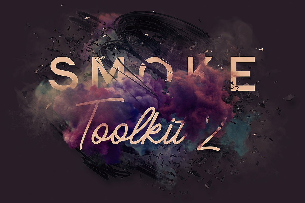 烟雾萦绕视觉特效PS素材大礼包[3.03GB] Smoke Toolkit 2插图(2)