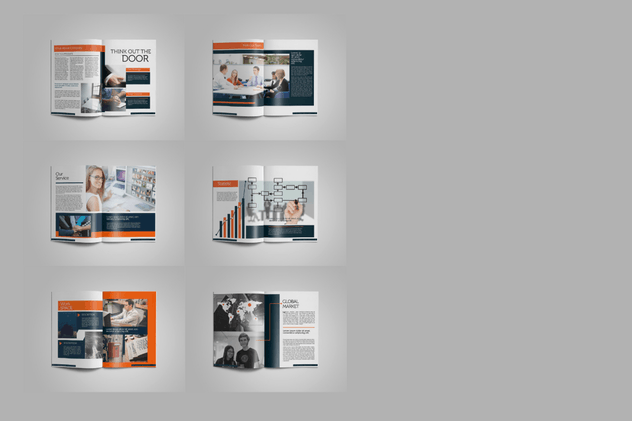 极简设计商业提案/企业宣传册设计模板 Minimal Proposal Corporate Brochure插图(5)