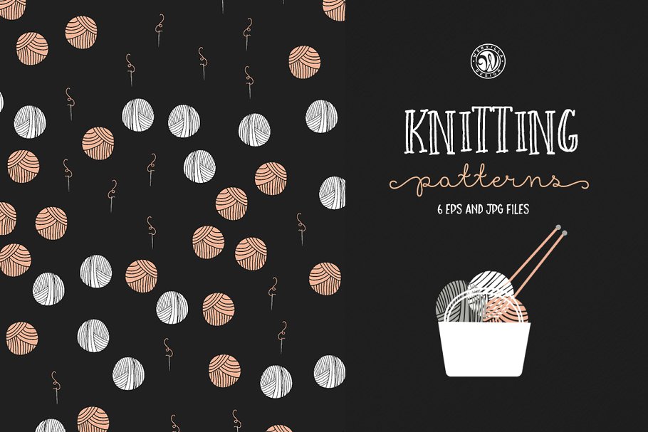 纺织针织图案纹理 Knitting Patterns插图