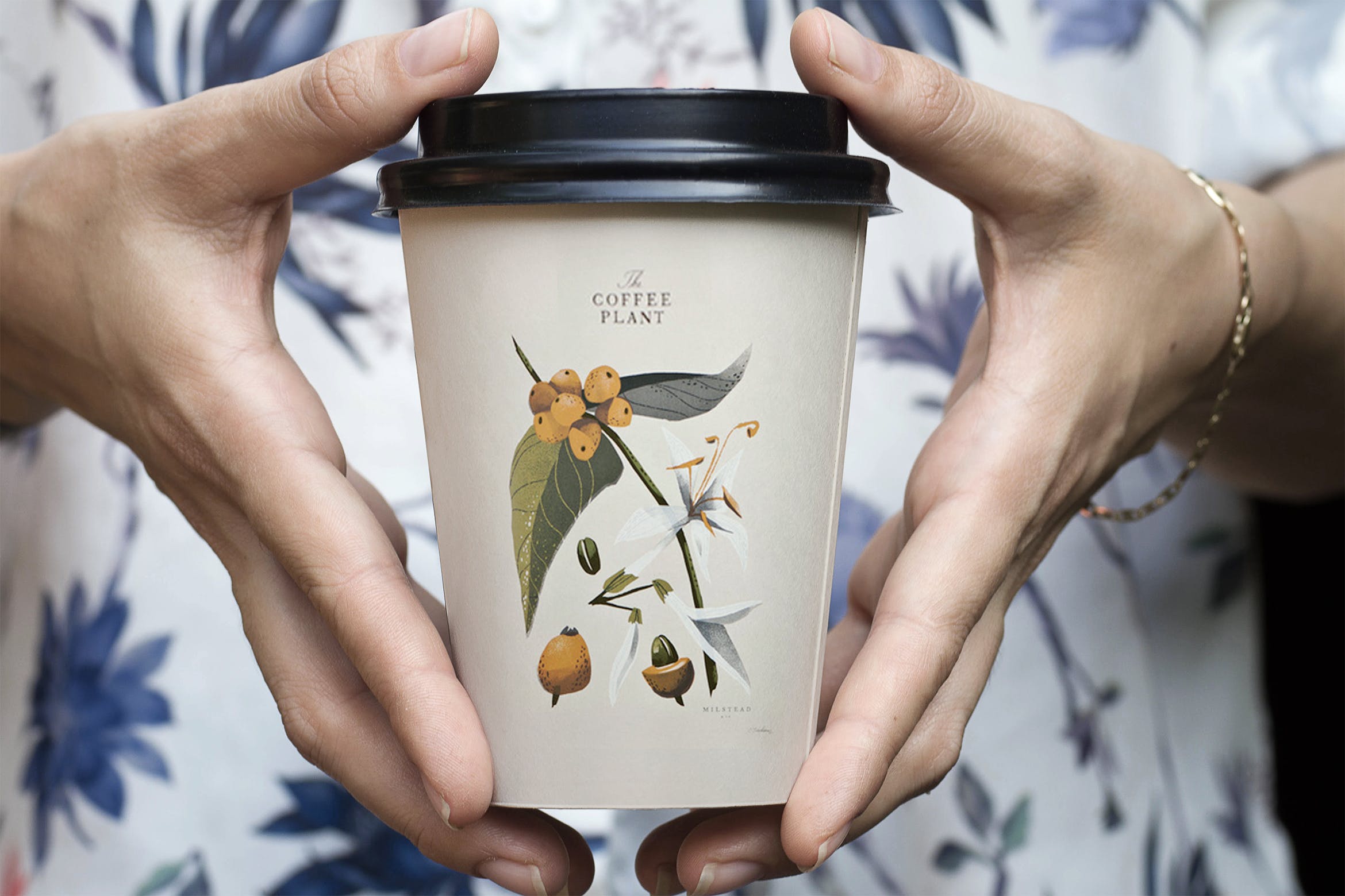 咖啡纸杯设计品牌Logo预览样机模板 Coffee Branding Mockup插图