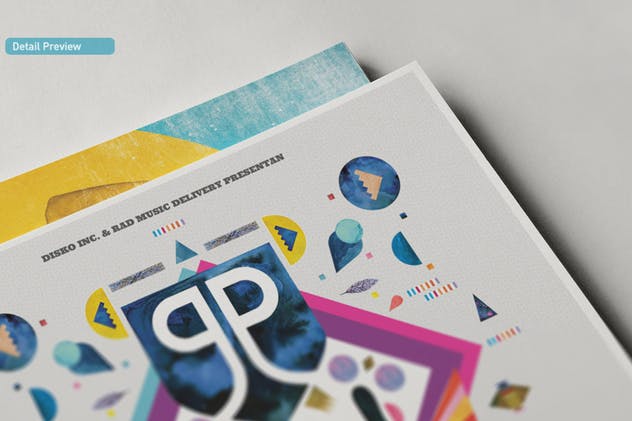 纯色打印海报传单样机必备套装 Print | Branding Mock-Up Essentials Bundle插图(4)
