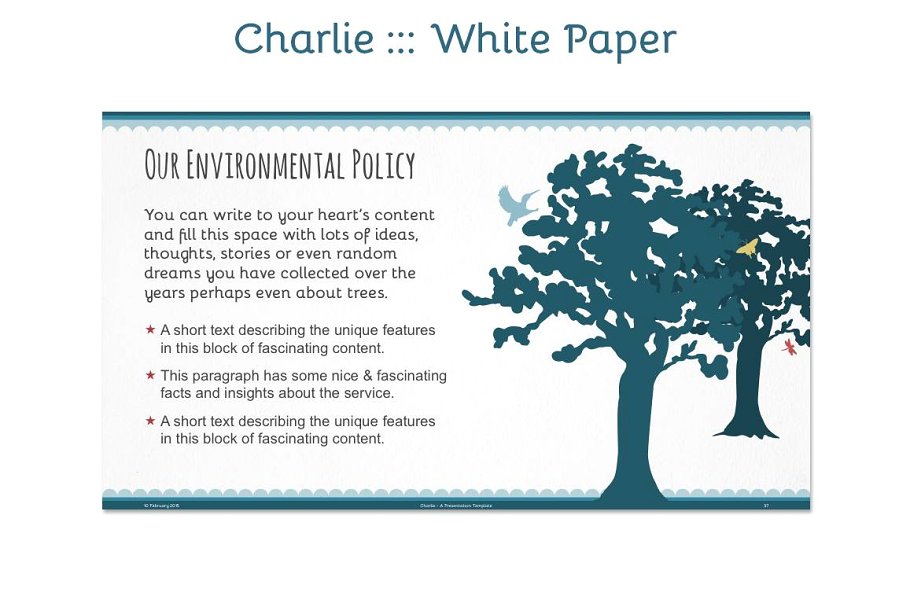 儿童主题PPT幻灯片模板 Charlie Powerpoint Template插图(5)