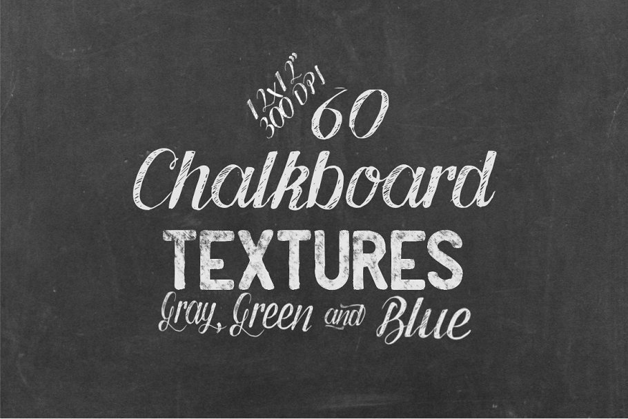 60款黑板纹理 60 Chalkboard Textures插图