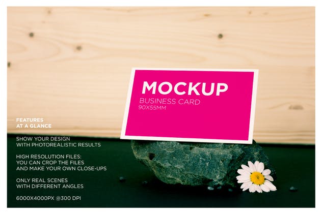 高品质美容行业企业名片样机V2 Beauty Business Card Mockup插图(1)