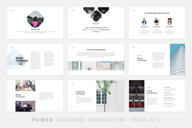 创意产品设计公司/新品发布PPT幻灯片设计模板 Power – Powerpoint Template插图(2)