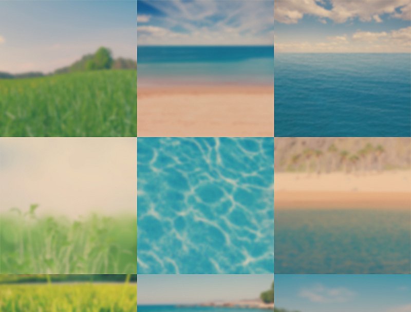 夏日气氛肌理纹理背景图片素材合集 Set of summer backgrounds插图(2)