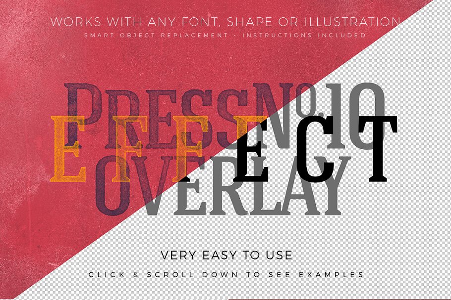 复古活版印刷效果图层样式 Vintage Letterpress Effects Vol.2插图(12)