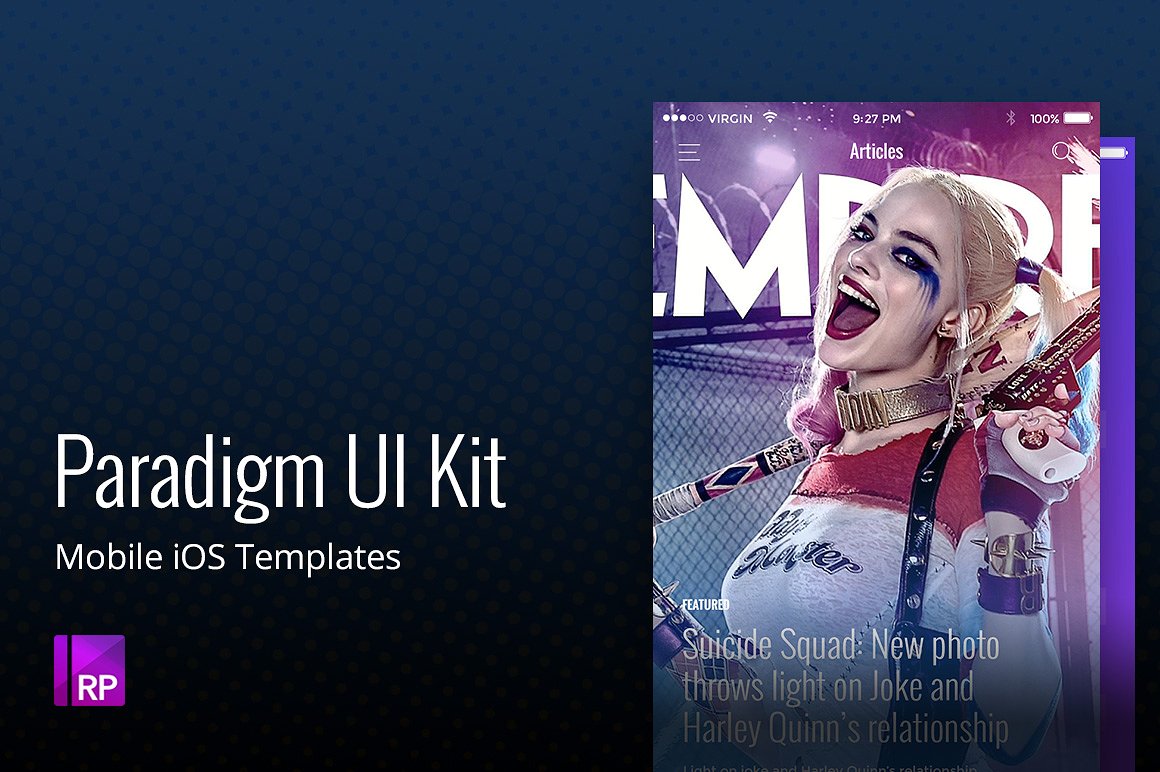iOS 移动端 Axure UI 套件 Paradigm UI Kit for Axure插图