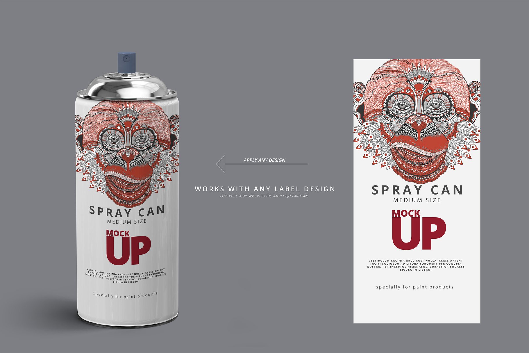 中等尺寸的喷雾罐展示样机 Spray Can Mockup – Medium Size [psd]插图(11)