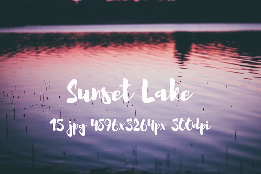 日落湖水高清照片素材 Sunset Lake photo pack插图(6)