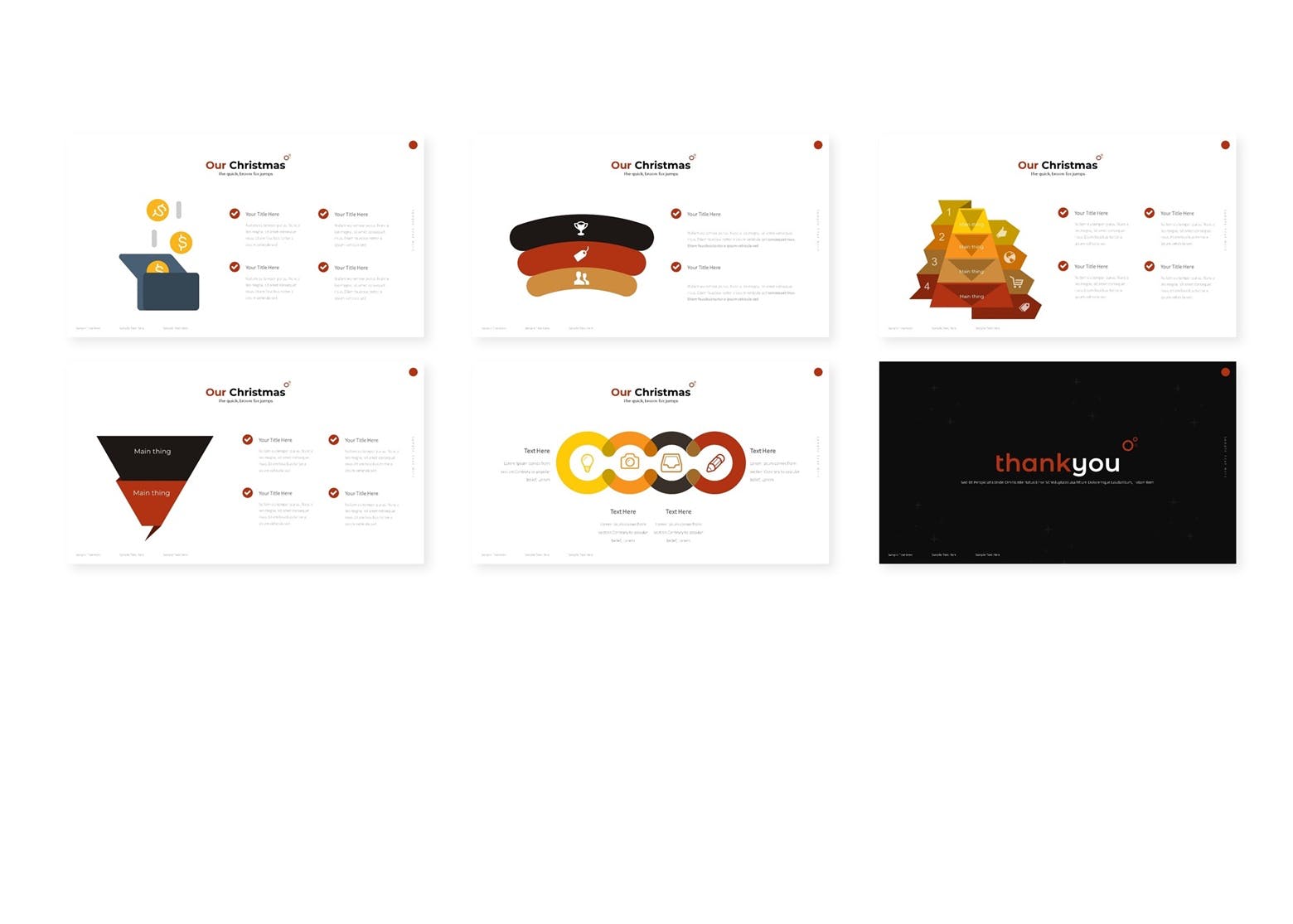 企业圣诞节活动策划书谷歌幻灯片模板 Christmas – Google Slides Template插图(3)