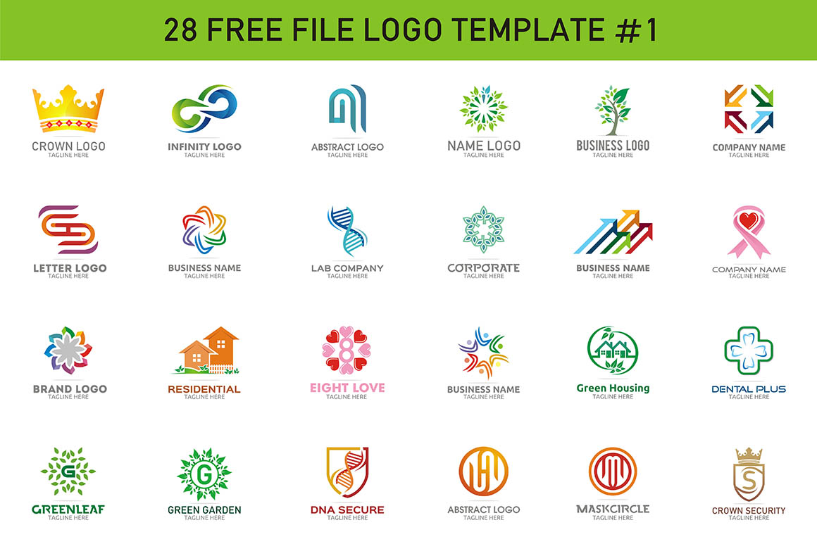 28个精美创新的Logo模板 28 Free Logo Designs插图