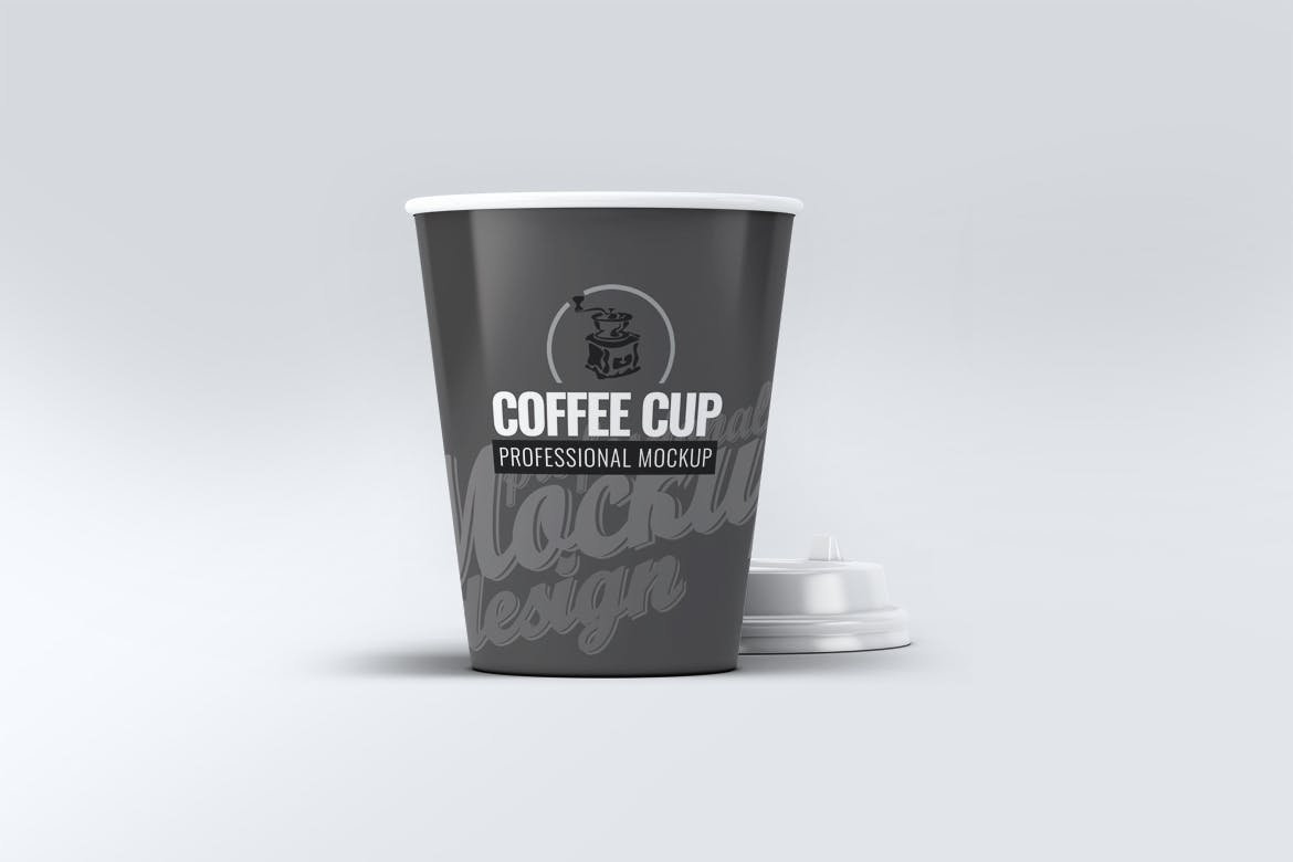 一次性咖啡纸杯外观设计样机v1 Coffee Cup Mock-Up V.1插图(5)