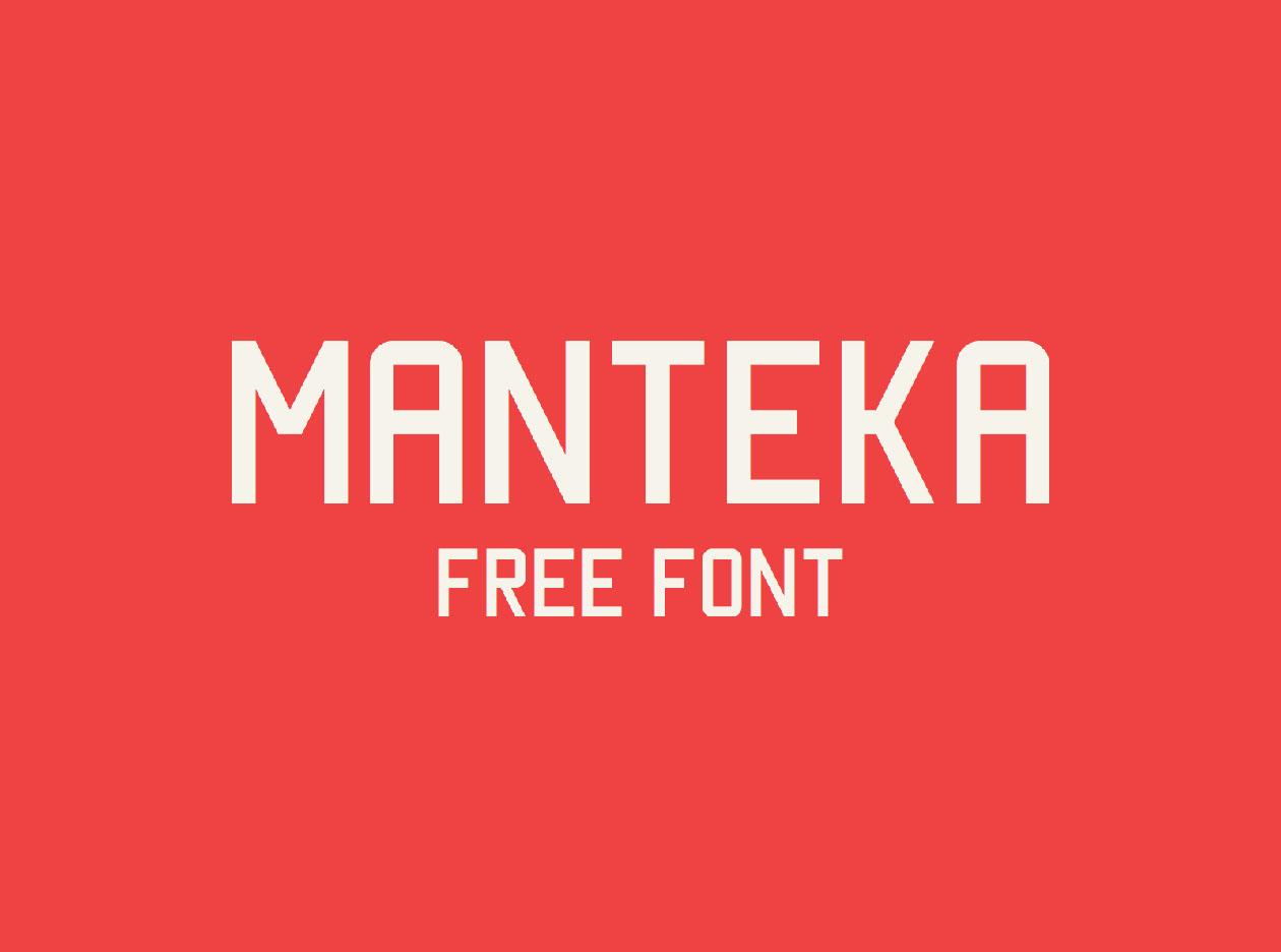 英文无衬线印刷排版字体 Manteka Font插图