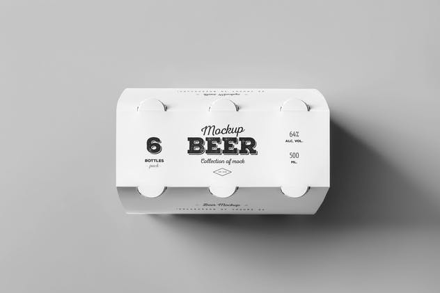啤酒包装样机模板 Beer Mock-up插图(5)