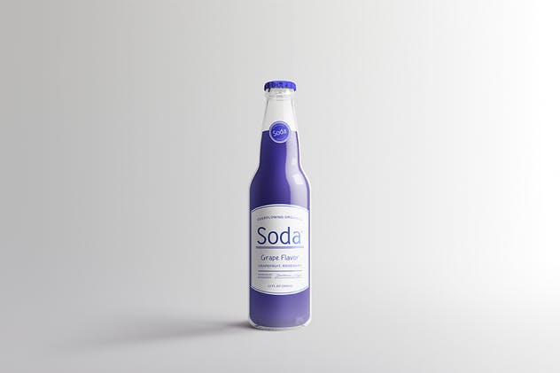 苏打饮料瓶包装样机v1 Soda Drink Bottle Packaging Mock-Ups Vol.1插图(8)