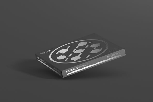 披萨配送外带包装设计样机模板 Pizza Box Mock-Up – Supermarket Edition插图(3)