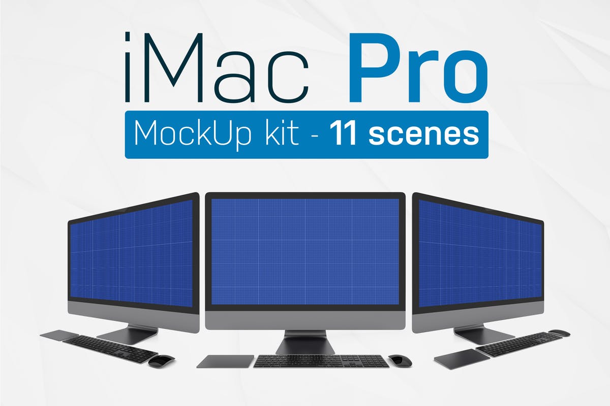 PC网站演示iMac Pro样机套件 iMac Pro Kit插图