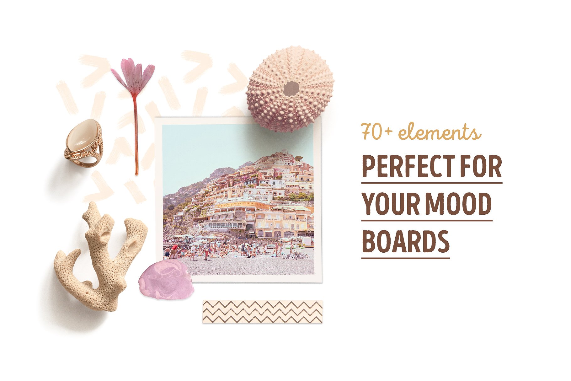 夏日狂欢魅力场景设计工具包 Martinika Mood Boards Collection插图(1)