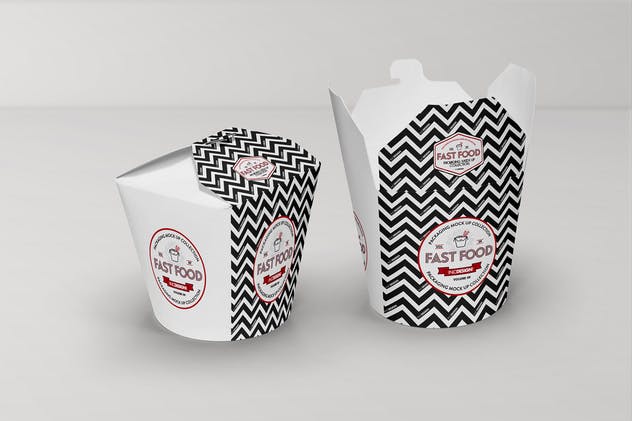 外带快餐包装样机套装Vol.9 Fast Food Boxes Vol.9: Take Out Packaging Mockups插图(2)