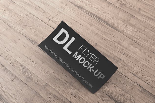 DL广告品牌传单样机模板 Flyer DL Mock-Ups插图(3)