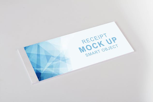 企业收据/回执单设计样机免费模板 Receipt Mock Up插图(2)