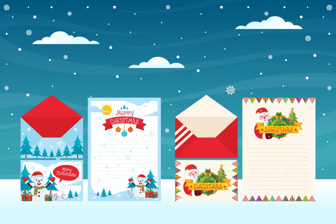 圣诞节主题设计圣诞节装饰字体下载 Snowy – Decorative Christmas Font插图(3)