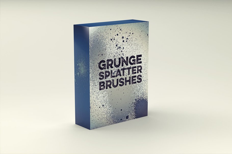 油墨飞溅斑点AI笔刷 Grunge Splatter Brushes插图
