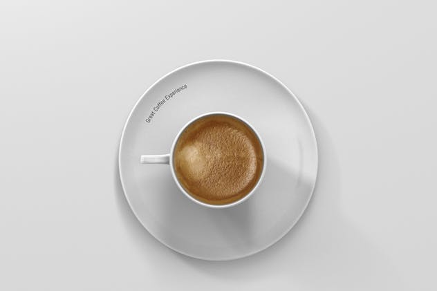 逼真咖啡杯马克杯样机模板 Coffee Cup Mockup插图(12)