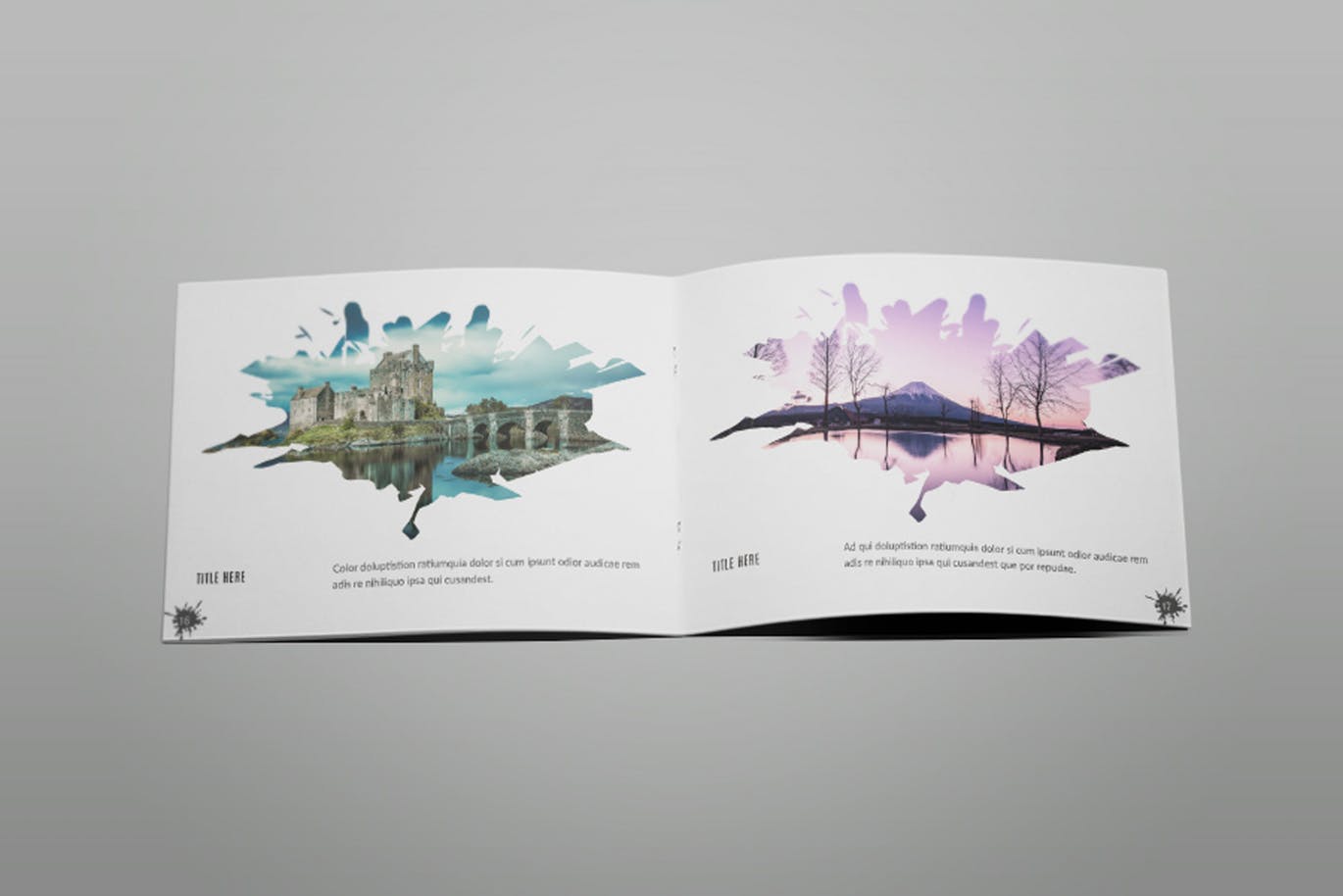 时尚简约好用的摄影画册房地产楼书品牌手册杂志设计模板（indd）插图(10)