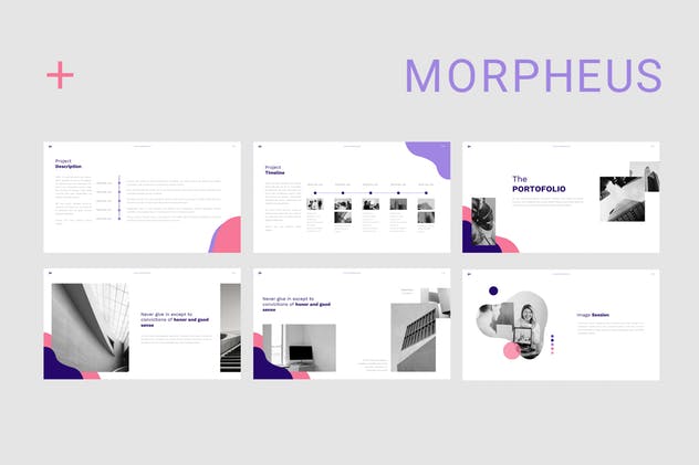 企业/产品目录/项目投标适用极简主义风PPT幻灯片模板 Morpheus Powerpoint插图(3)