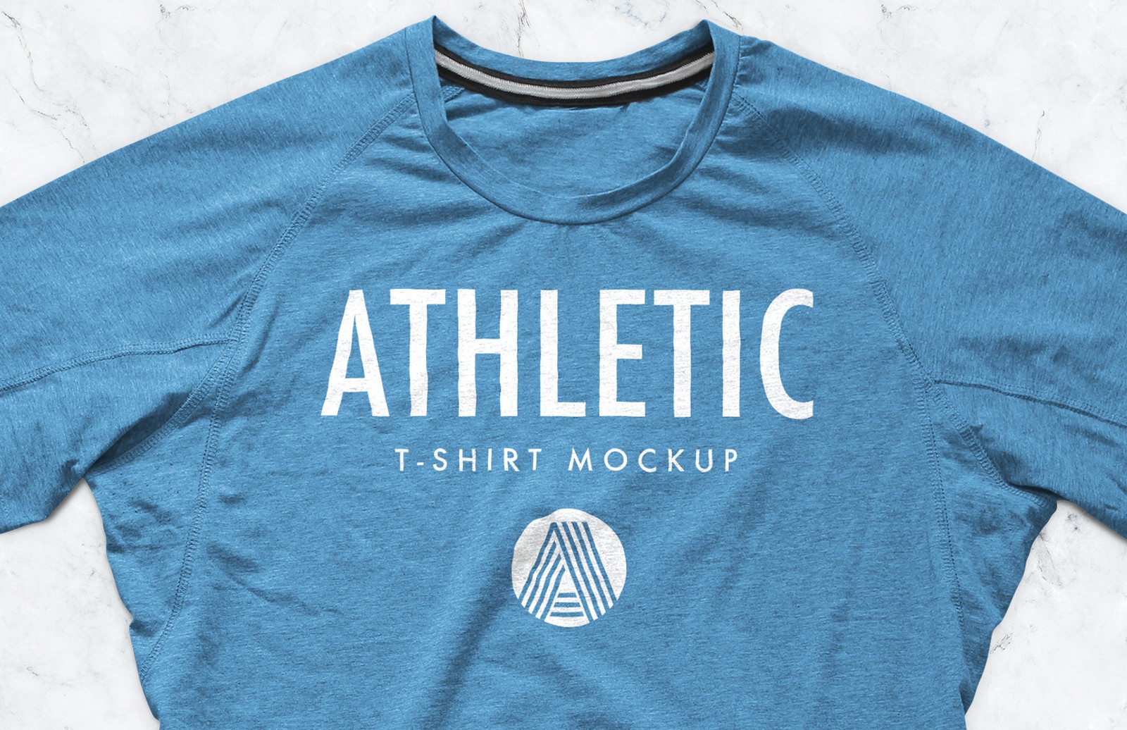 经典运动T恤样机 Athletic T-Shirt Mockup PSD插图