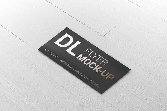 DL广告品牌传单样机模板 Flyer DL Mock-Ups插图(8)