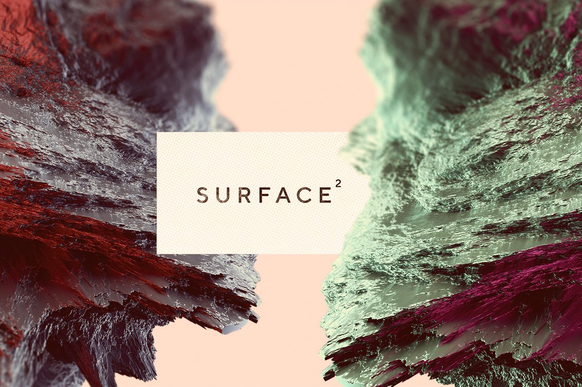 创意抽象纹理系列：24个彩虹色有机形状纹理 Surface Vol. 2插图