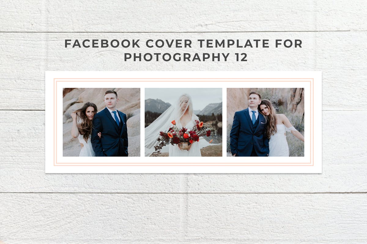 Facebook社交网页封面模板套装V12 Facebook Cover Template Set 12插图