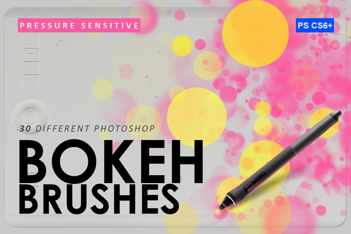30个散景魔术效果图案PS笔刷 30 Bokeh Photoshop Brushes插图