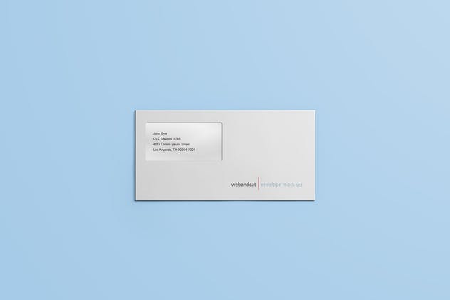创意信封设计制作展示样机模板 Envelope DL Mock-up插图(8)