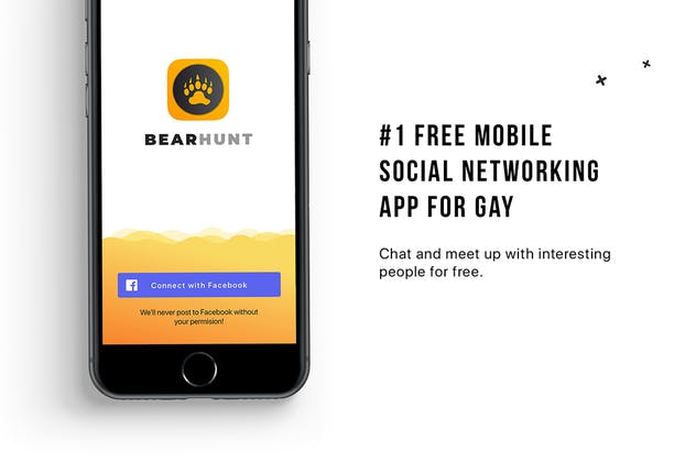 同志约会社交媒体手机应用UI套件 Gay Dating Mobile UI Kit插图(1)