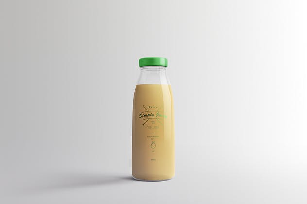 果汁瓶包装设计展示样机 Juice Bottle Packaging Mock-Ups Vol.1插图(6)