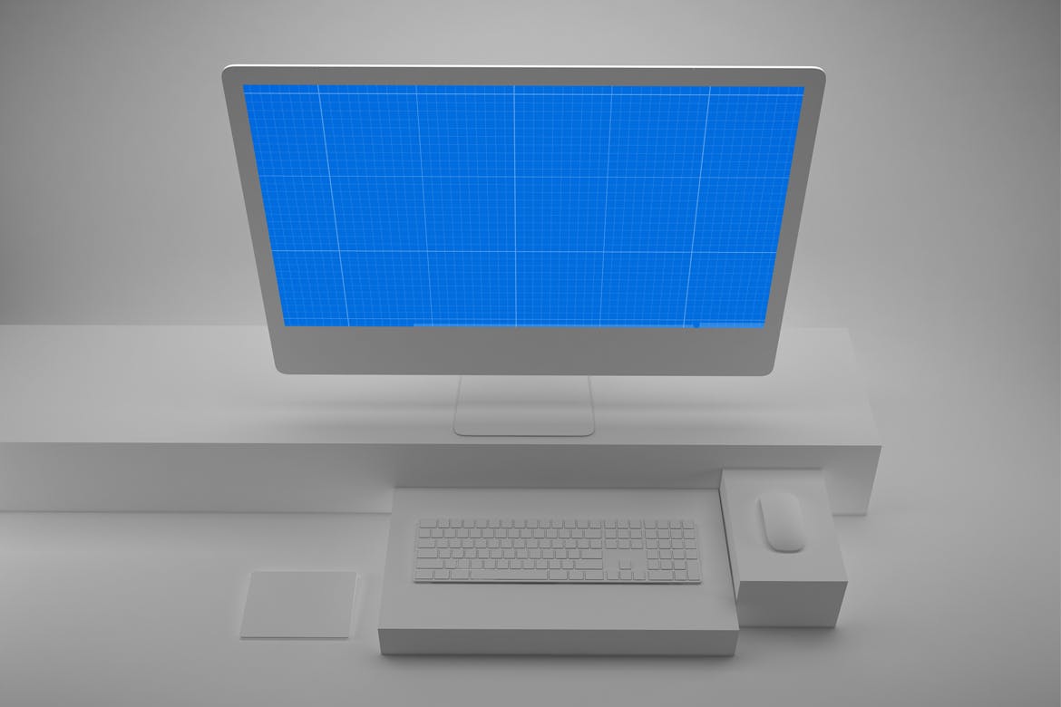 极简设计风格iMac一体机电脑样机v2 Clean iMac Pro V.2插图(9)