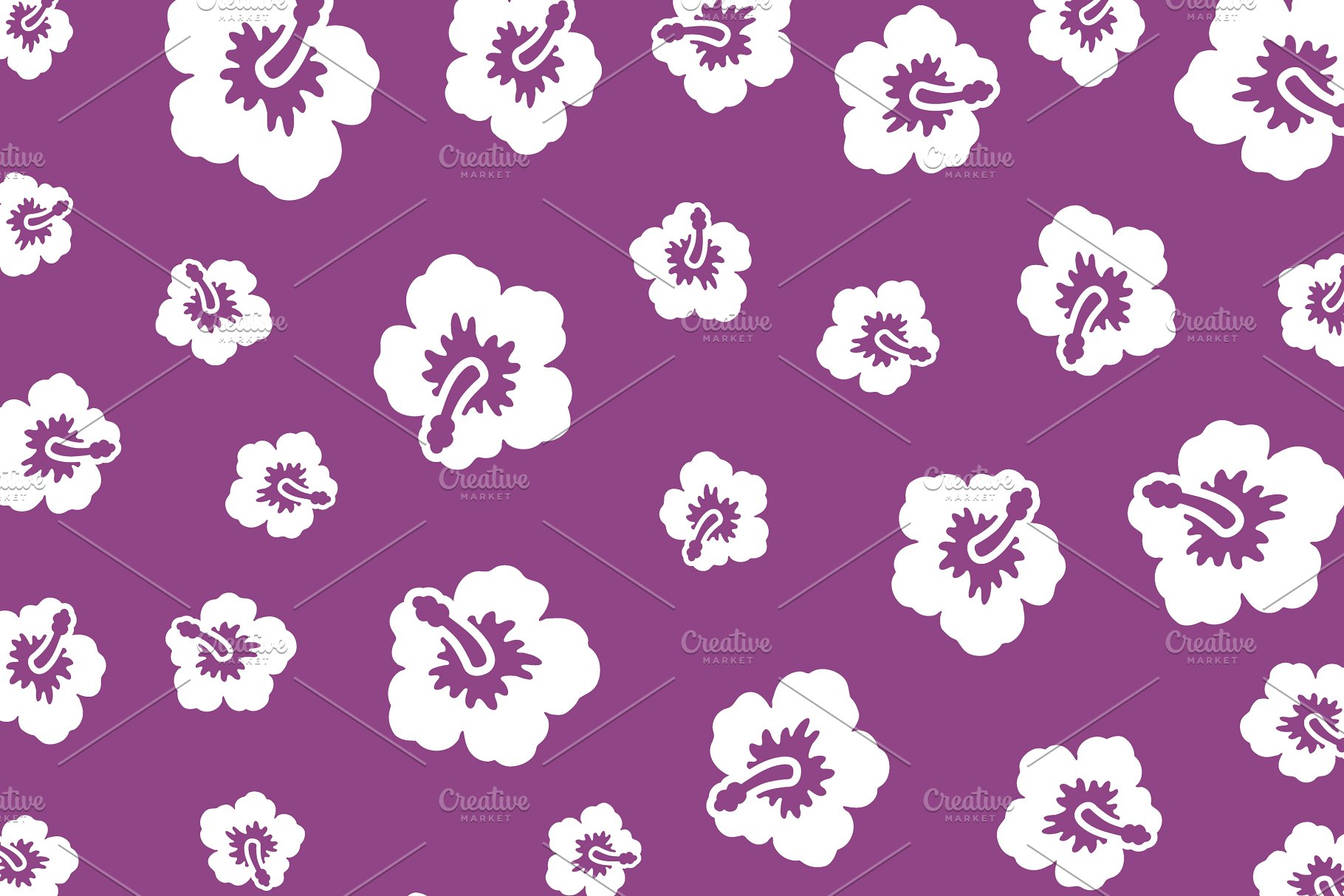 60种配色1440款花卉图案纹理 1,440 Floral Patterns in 60 Colors插图(24)