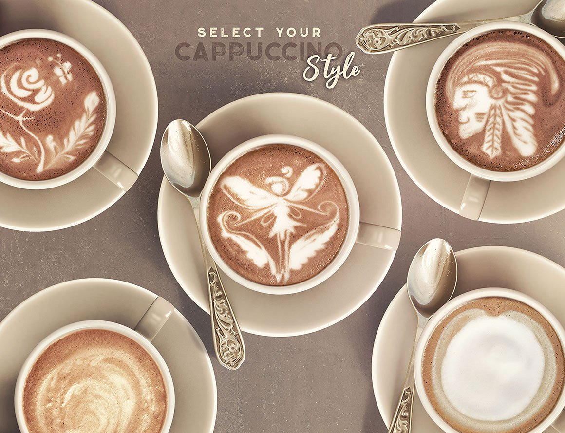 高品质的咖啡&咖啡师展示模型Mockups下载[png,jpg,otf,tif]插图(12)
