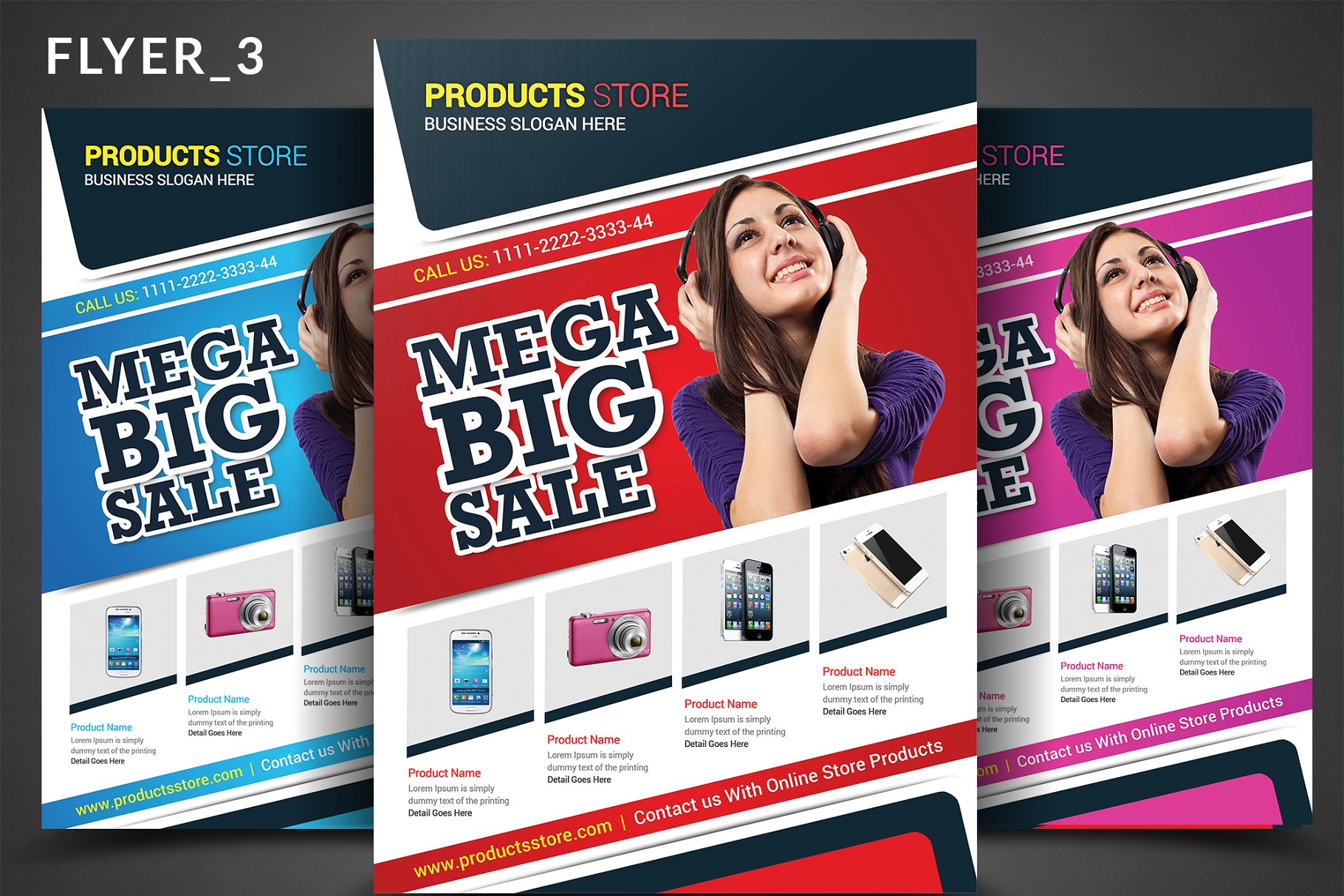商店产品促销推广宣传传单模板 Product Promotion Flyer Bundle插图(3)