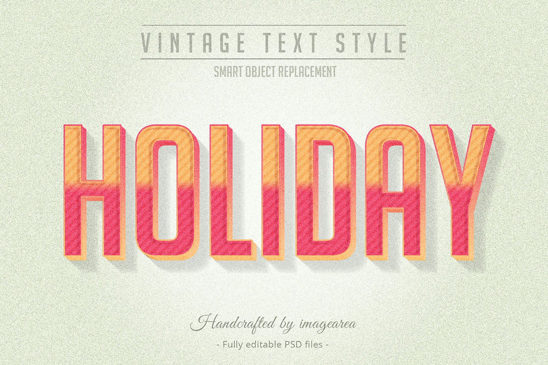 复古条纹风格文本图层样式 Vintage / Retro Text Styles插图(6)