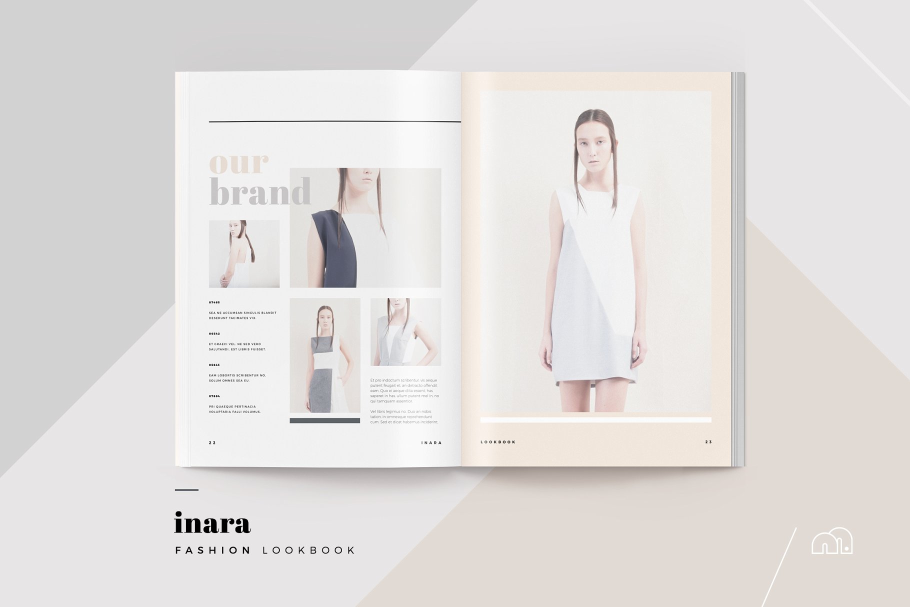 时尚服饰品牌款式演示画册模板 Lookbook – Inara插图(5)