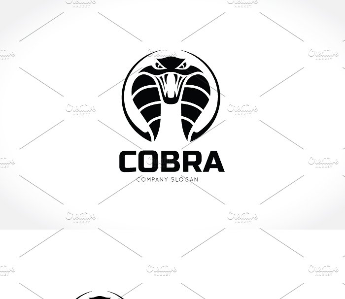 眼镜蛇图形Logo模板 Cobra Snake Logo插图(3)